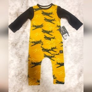 Rags to Raches airplanes romper